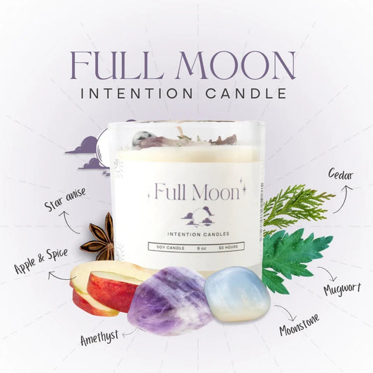 Full Moon Intention Candle
