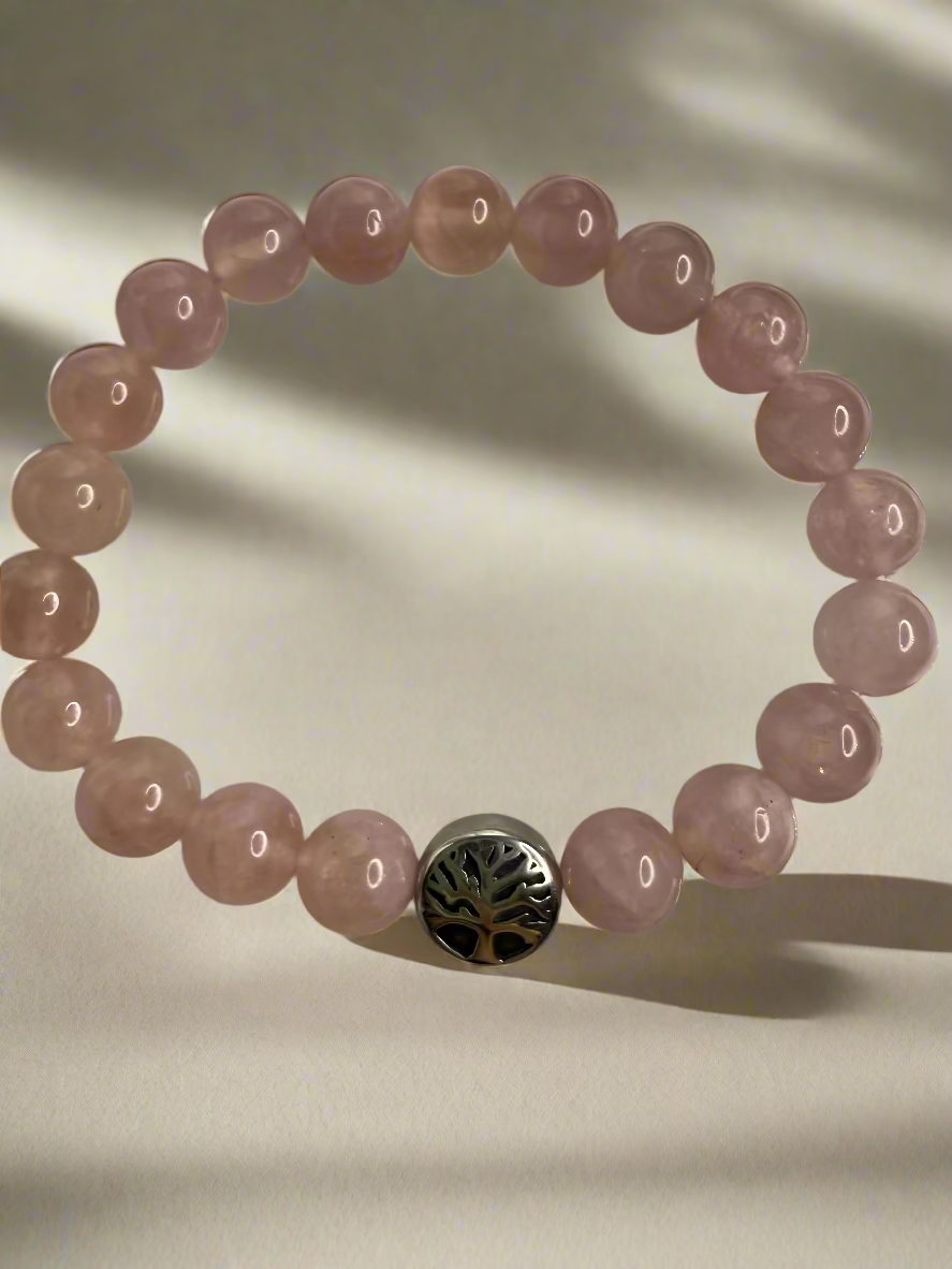 Love Activated Madagascar Rose Quartz Healing Bracelet