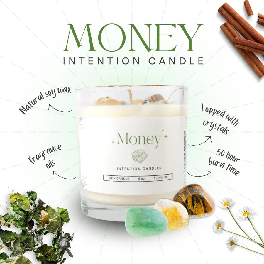 Money Intention Candle