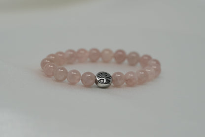 Love Activated Madagascar Rose Quartz Healing Bracelet