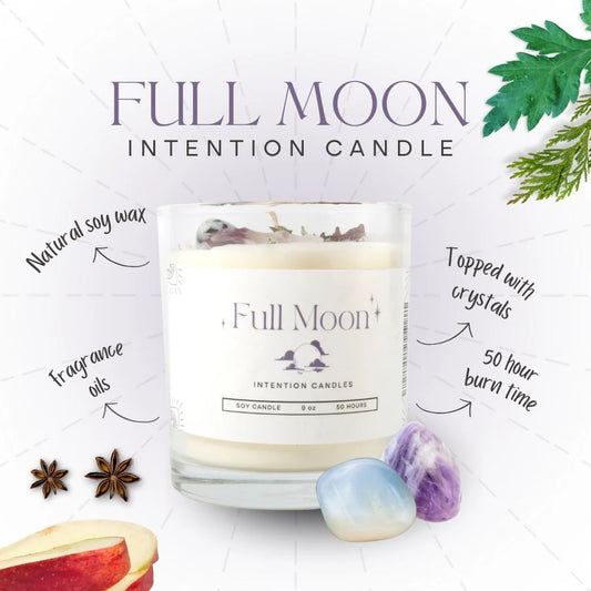 Full Moon Intention Candle