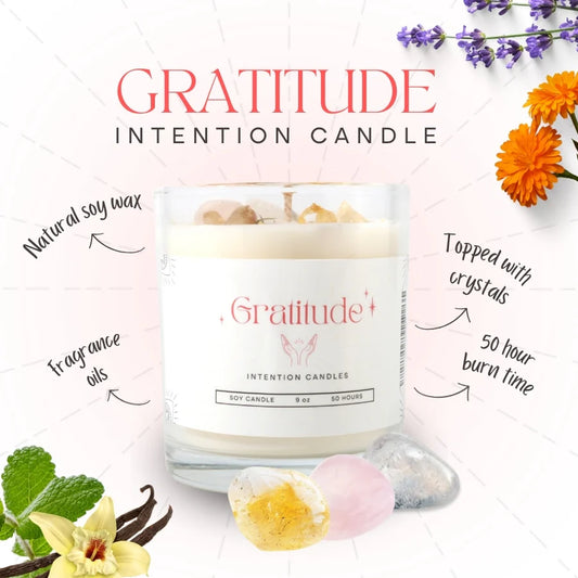 Gratitude Intention Candle