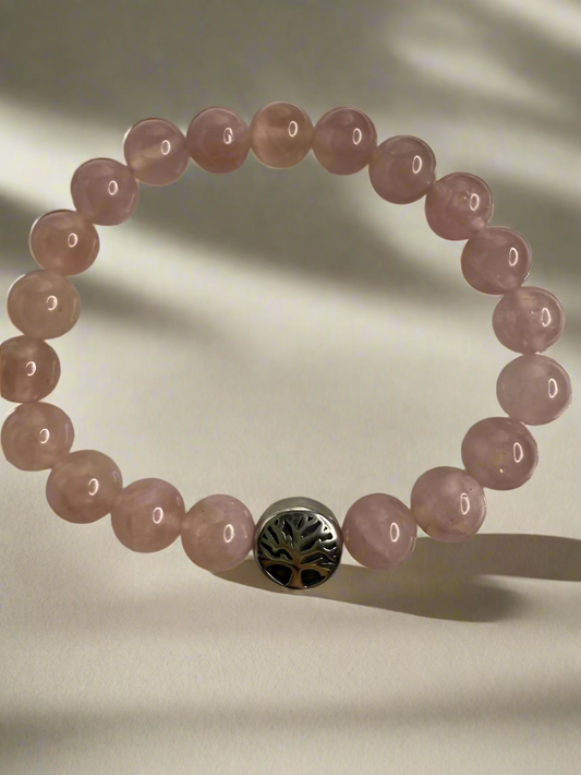 Love Activated Madagascar Rose Quartz Healing Bracelet